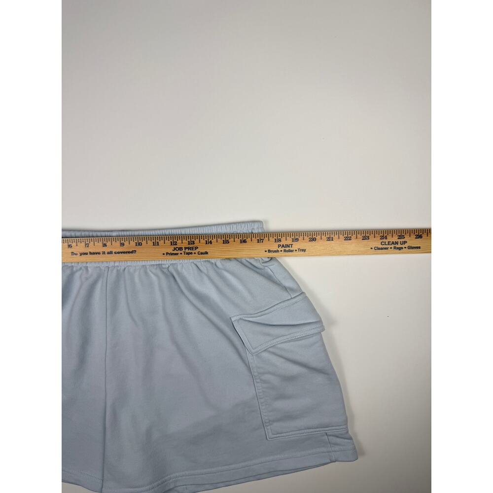 Wild Fable Cargo Lounge Shorts Women’s XXL Light Blue Casual Sweat Shorts - Picture 2 of 6